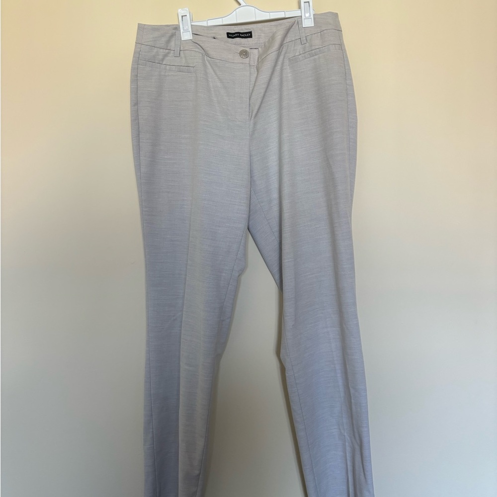 hilary radley gray dress pants size 12 womens